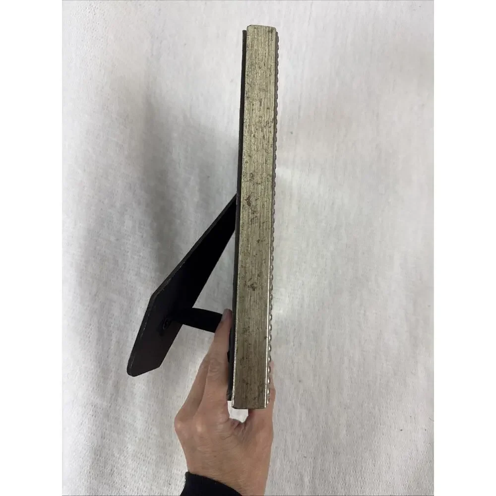 Vintage Mirror Trim Glass Picture Frame 5x7 EUC